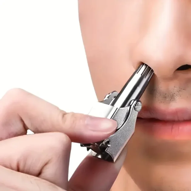 ماكينة تشذيب شعر الأنف والأذن اليدوية